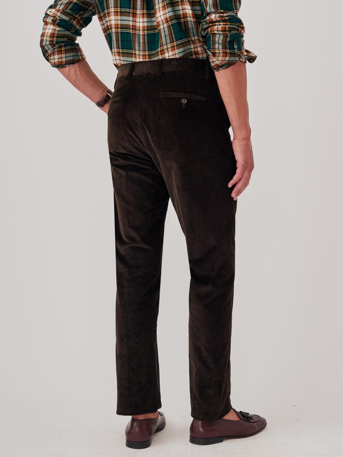 J.McLaughlin Oxford Corduroy Pants Brown | Men Pants