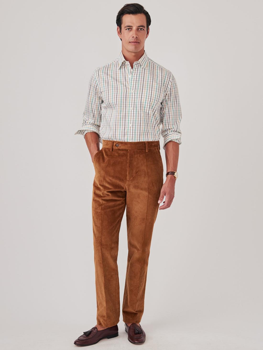 J.McLaughlin Oxford Corduroy Pants Caramel | Men Pants