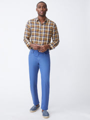 J.McLaughlin Parker 5-Pocket Straight Pants Mid Blue | Men Pants
