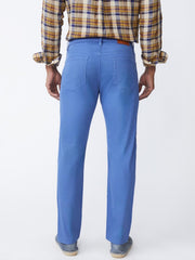 J.McLaughlin Parker 5-Pocket Straight Pants Mid Blue | Men Pants