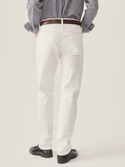 J.McLaughlin Parker 5-Pocket Straight Pants White | Men Pants