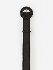 J.McLaughlin Popie Grasscloth Belt Black | Women Belts
