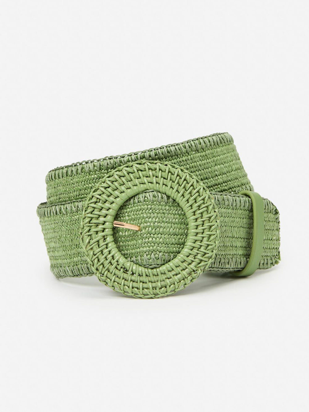 J.McLaughlin Popie Grasscloth Belt Light Green | Women Belts