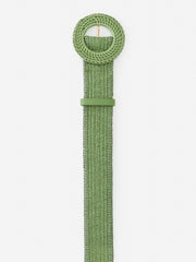 J.McLaughlin Popie Grasscloth Belt Light Green | Women Belts