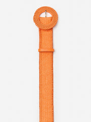 J.McLaughlin Popie Grasscloth Belt Orange | Women Belts