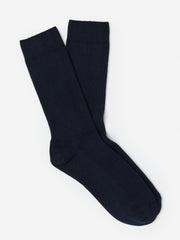 J.McLaughlin Ribbed Socks Navy | Men Shoes &amp; Accessories