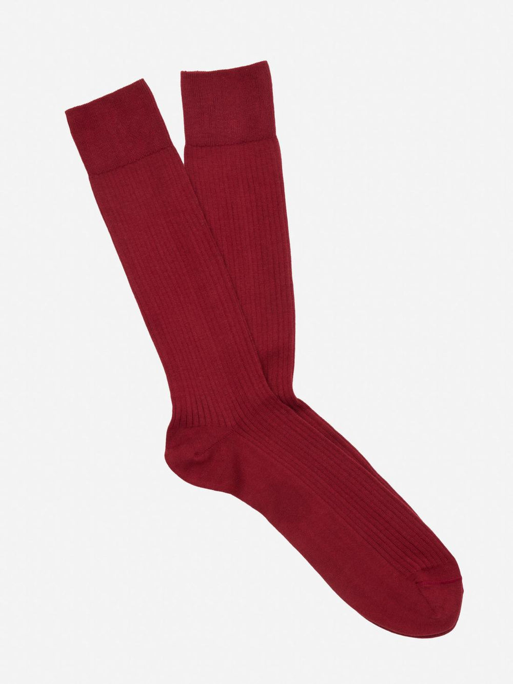 J.McLaughlin Ribbed Socks Sangria | Men Socks