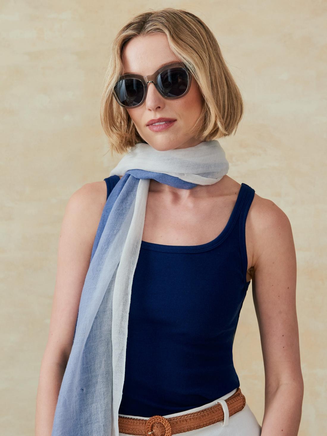 J.McLaughlin Robin Tank Navy | Women Shirts &amp; Tops