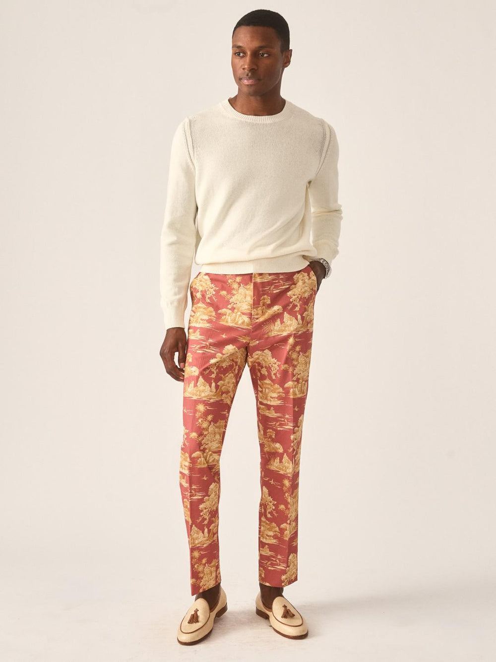 J.McLaughlin Rodrick Sweater Egret White | Men/Women Sweaters