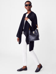 J.McLaughlin Rossi Cashmere Wrap Black | Women Wraps &amp; Ponchos