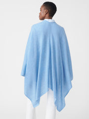 J.McLaughlin Rossi Cashmere Wrap Indigo Blue | Women Wraps &amp; Ponchos