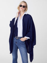 J.McLaughlin Rossi Cashmere Wrap Navy | Women Wraps &amp; Ponchos