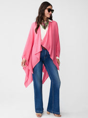 J.McLaughlin Rossi Cashmere Wrap Rose | Women Wraps &amp; Ponchos