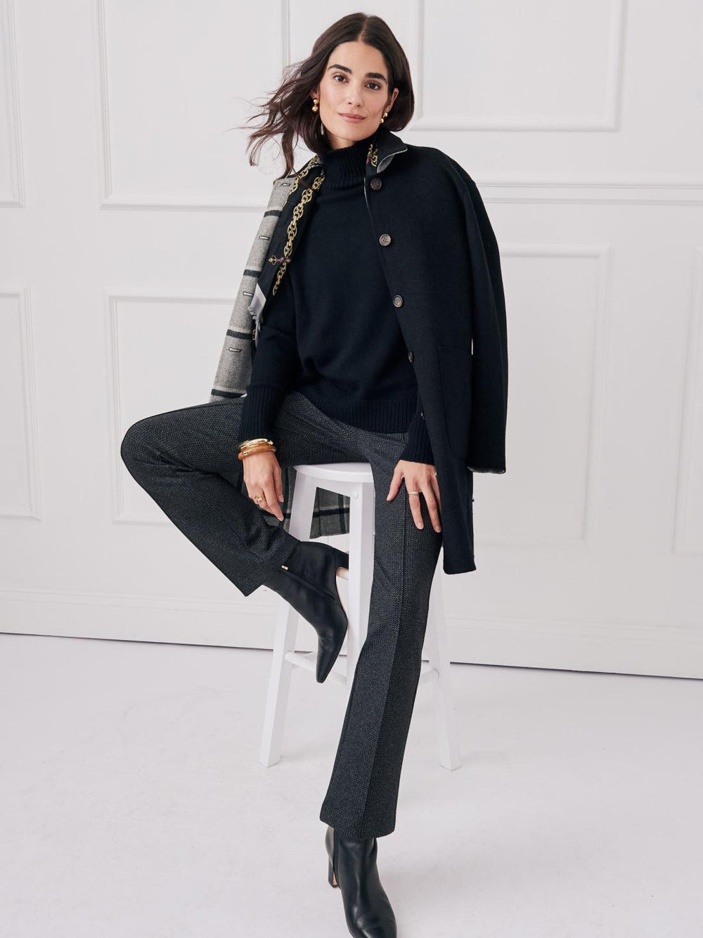 J.McLaughlin Rylie Pants Black/white | Women Pants