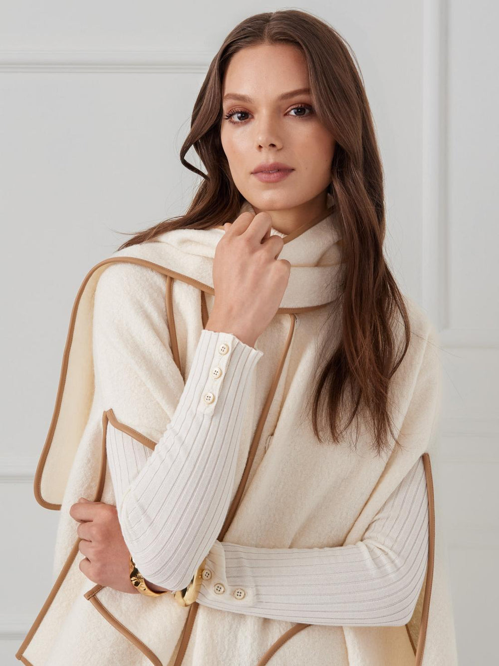 J.McLaughlin Sabrina Cape Vanilla | Women Shoes &amp; Accessories