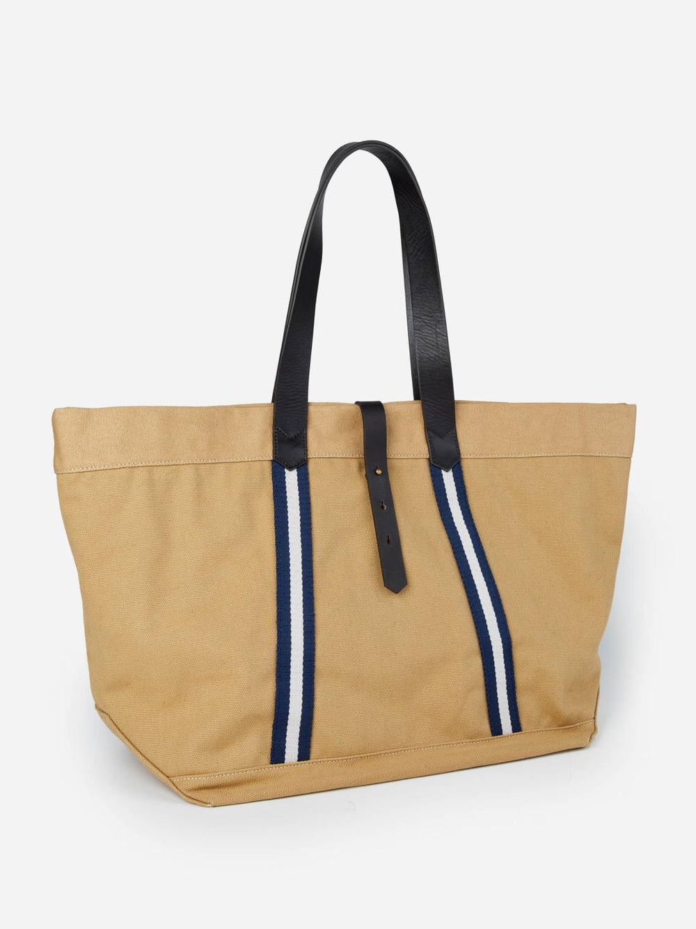 J.McLaughlin Sheldon Canvas Tote Khaki/navy | Men Luggage &amp; Travel