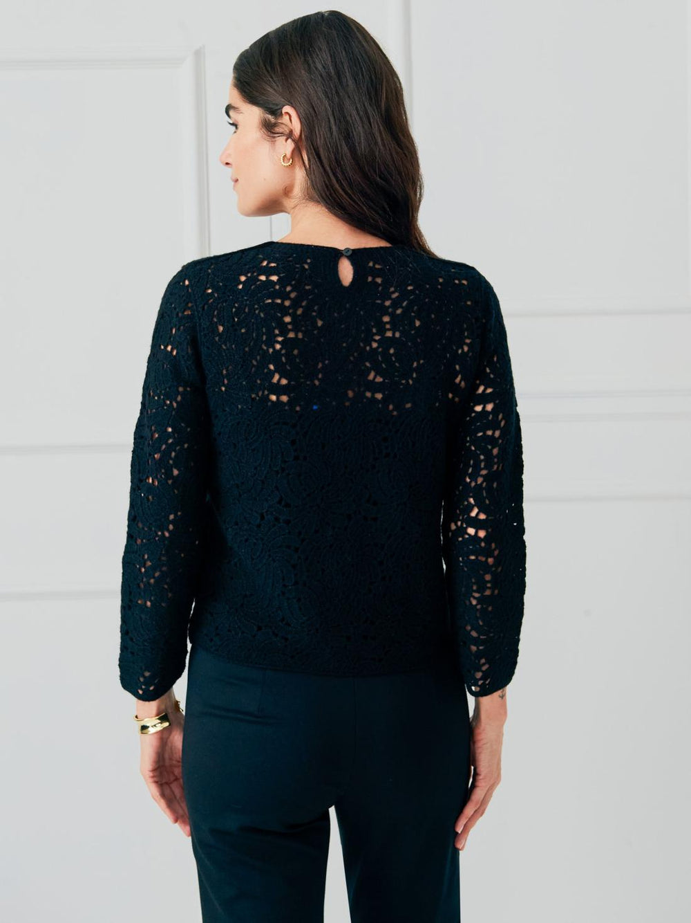 J.McLaughlin Sidra Sweater Black | Women Sweaters