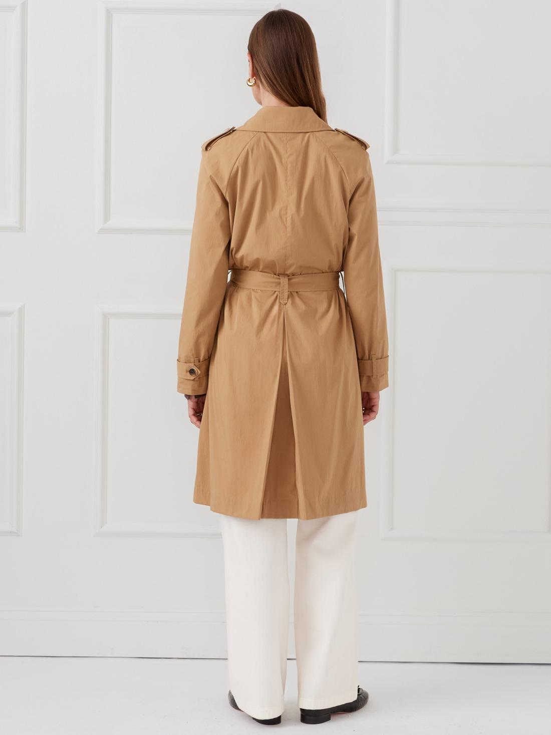 J.McLaughlin Sierra Trench Coat Khaki | Women Jackets