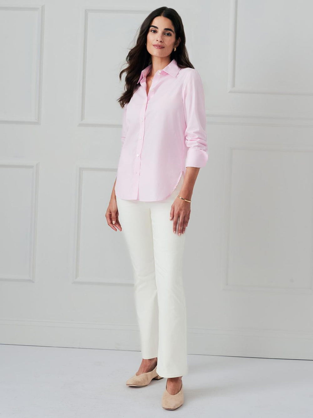 J.McLaughlin Sloane Shirt Pink | Women Shirts &amp; Tops