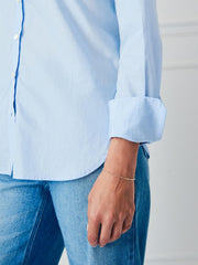 J.McLaughlin Sloane Shirt Spring Blue | Women Shirts &amp; Tops