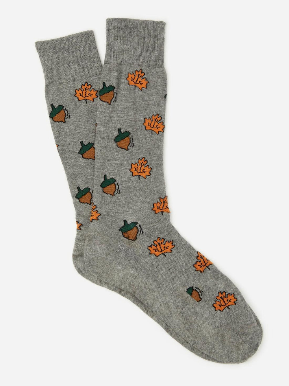 J.McLaughlin Socks In Acorn Medium Heather Grey | Men Socks