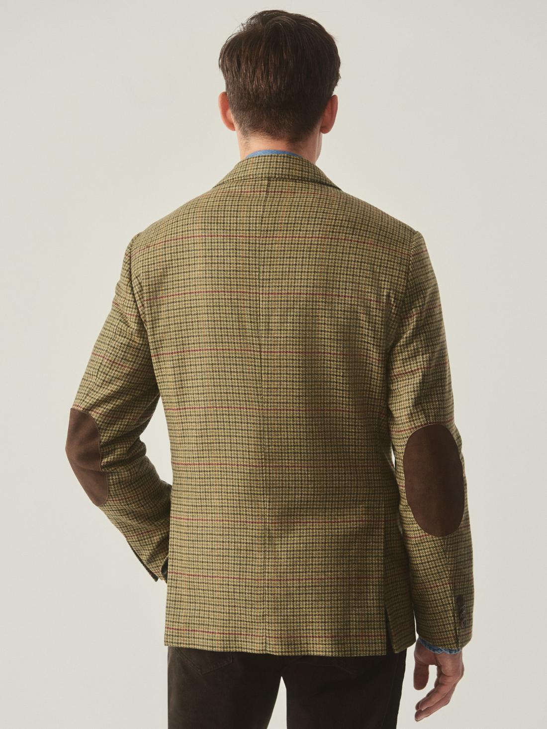 J.McLaughlin Suffolk Wool Sport Coat In Plaid Brown/green/red/mustard | Men Jackets &amp; Sport Coats