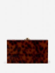 J.McLaughlin Talia Clutch In Tortoise Brown | Women Clutches