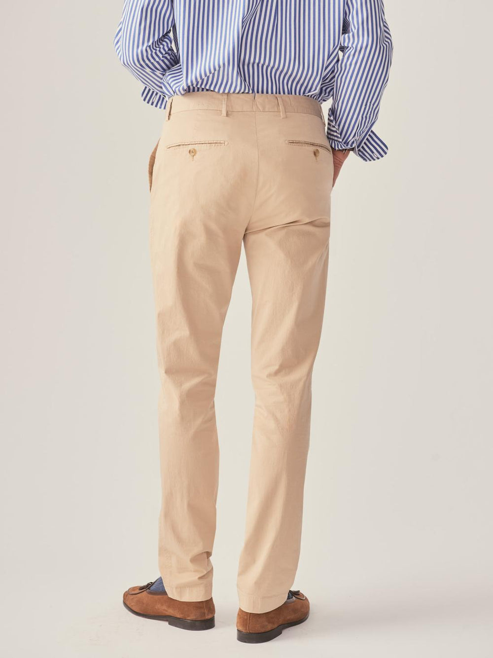 J.McLaughlin Taylor Straight-Fit Chino In Italian Twill Khaki | Men Pants