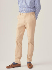 J.McLaughlin Taylor Straight-Fit Chino In Italian Twill Khaki | Men Pants