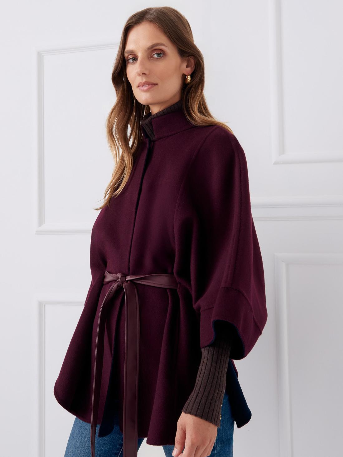 J.McLaughlin Terin Cape Merlot | Women Capes
