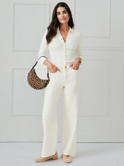 J.McLaughlin Theodora Shirt Ivory | Women Shirts &amp; Tops