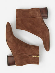 J.McLaughlin Tilly Suede Ankle Booties Toasted Coconut | Women Shoes &amp; Accessories
