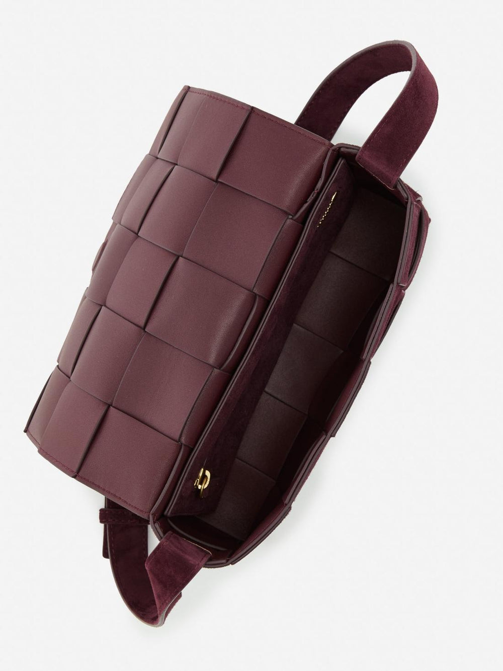 J.McLaughlin Una Woven Suede Crossbody Merlot | Women Mini Totes &amp; Crossbody