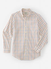 J.McLaughlin University Classic Fit Shirt In Tattersall Claret/marine/ivory | Men Shirts