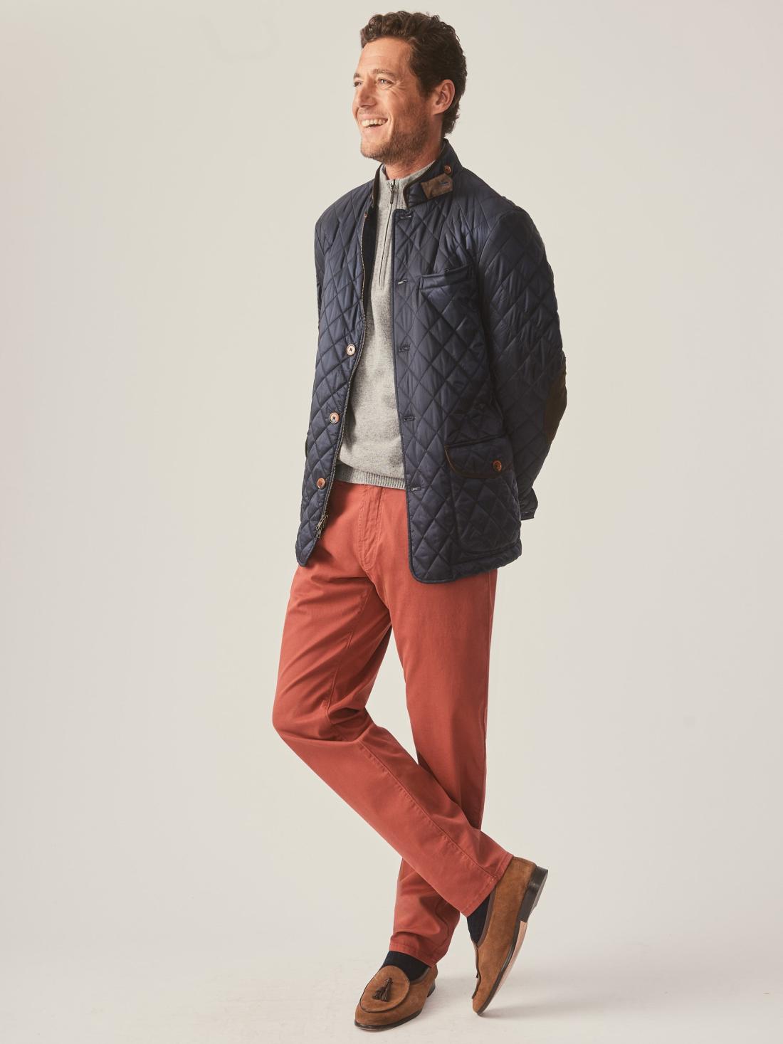 J.McLaughlin Upland Quilted Jacket Navy | Men Jackets &amp; Sport Coats