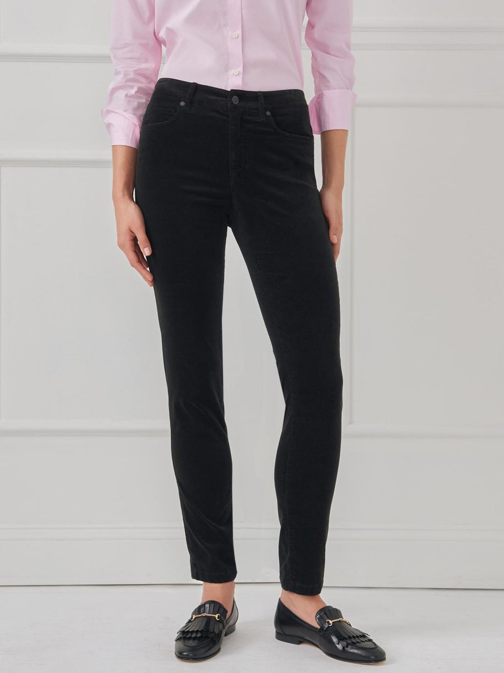 J.McLaughlin Watson Velvet Jeans Black | Women Pants