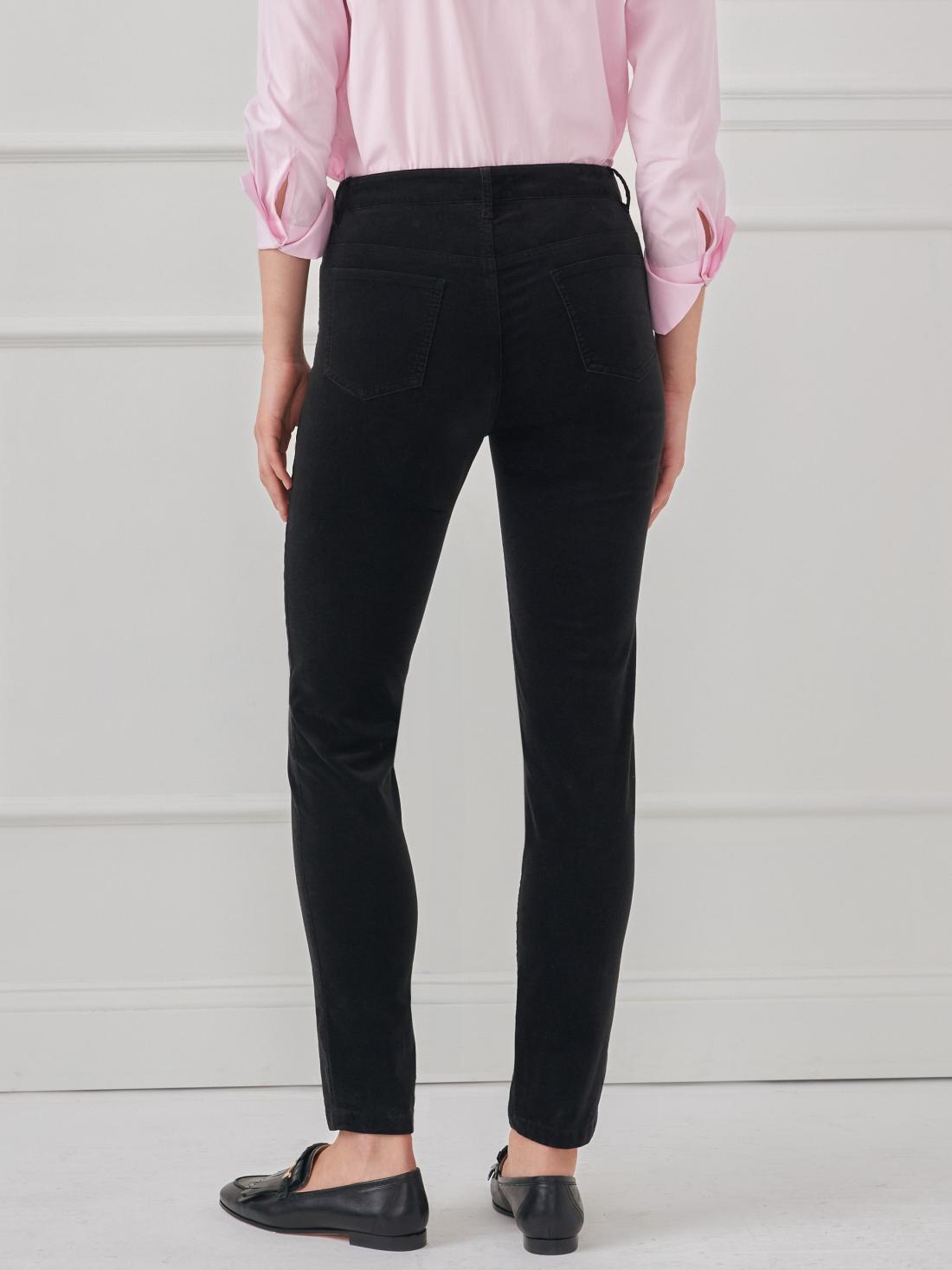 J.McLaughlin Watson Velvet Jeans Black | Women Pants