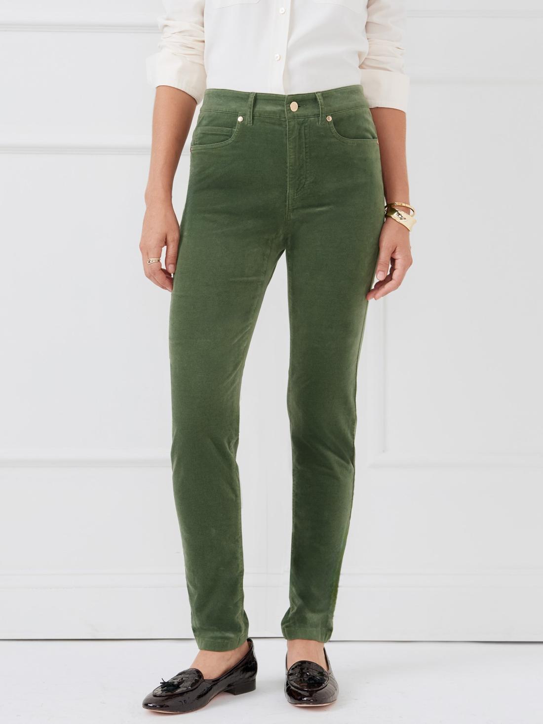 J.McLaughlin Watson Velvet Jeans Cypress | Women Pants
