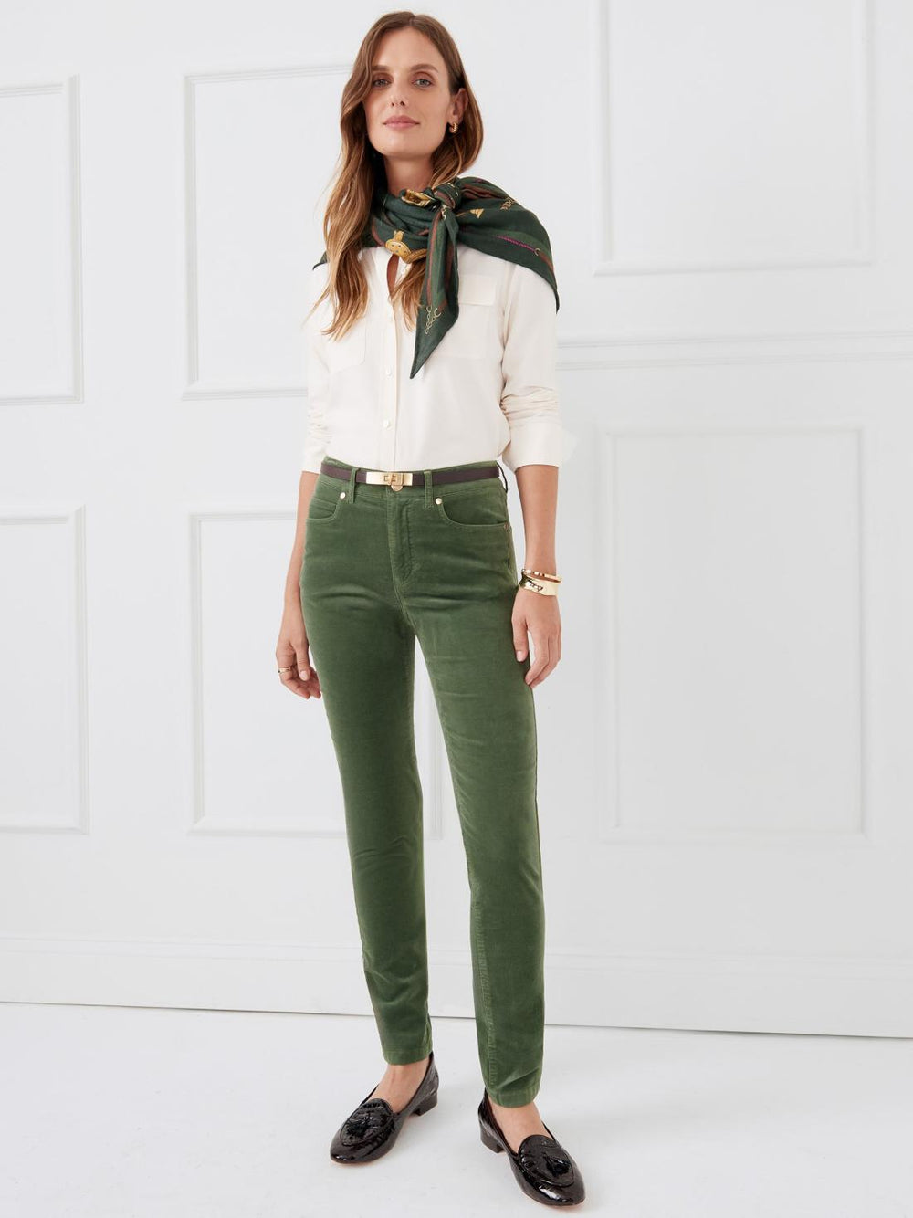 J.McLaughlin Watson Velvet Jeans Cypress | Women Pants
