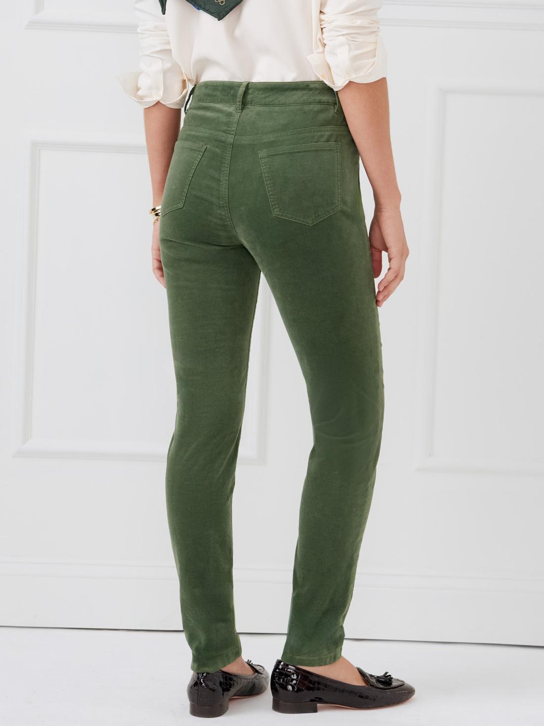 J.McLaughlin Watson Velvet Jeans Cypress | Women Pants