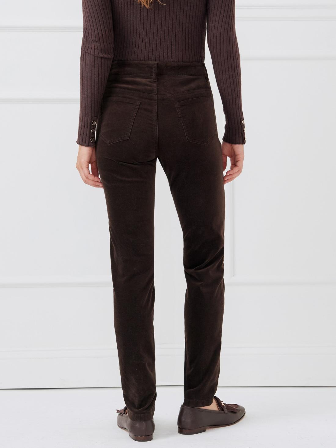 J.McLaughlin Watson Velvet Jeans Dark Chocolate | Women Pants