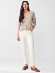 J.McLaughlin Watson Velvet Jeans Egret White | Women Pants