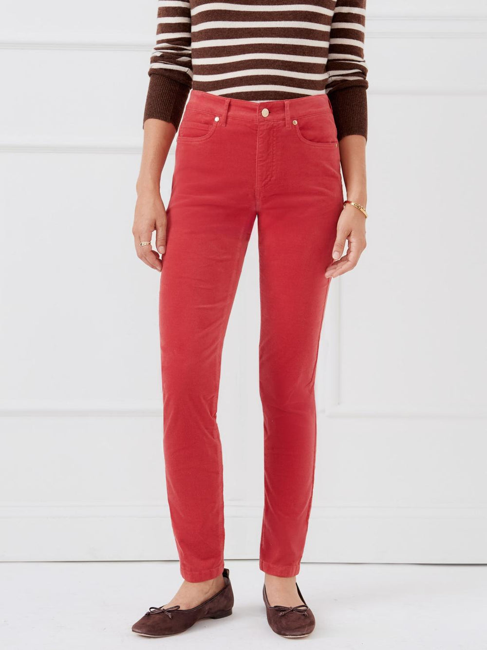 J.McLaughlin Watson Velvet Jeans Maple | Women Pants