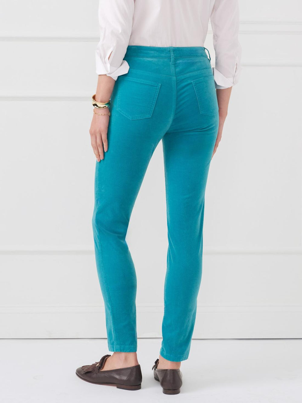 J.McLaughlin Watson Velvet Jeans Teal | Women Pants