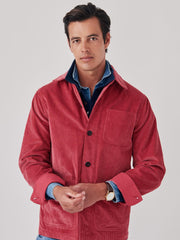 J.McLaughlin Weekender Corduroy Jacket Berry | Men Jackets &amp; Sport Coats
