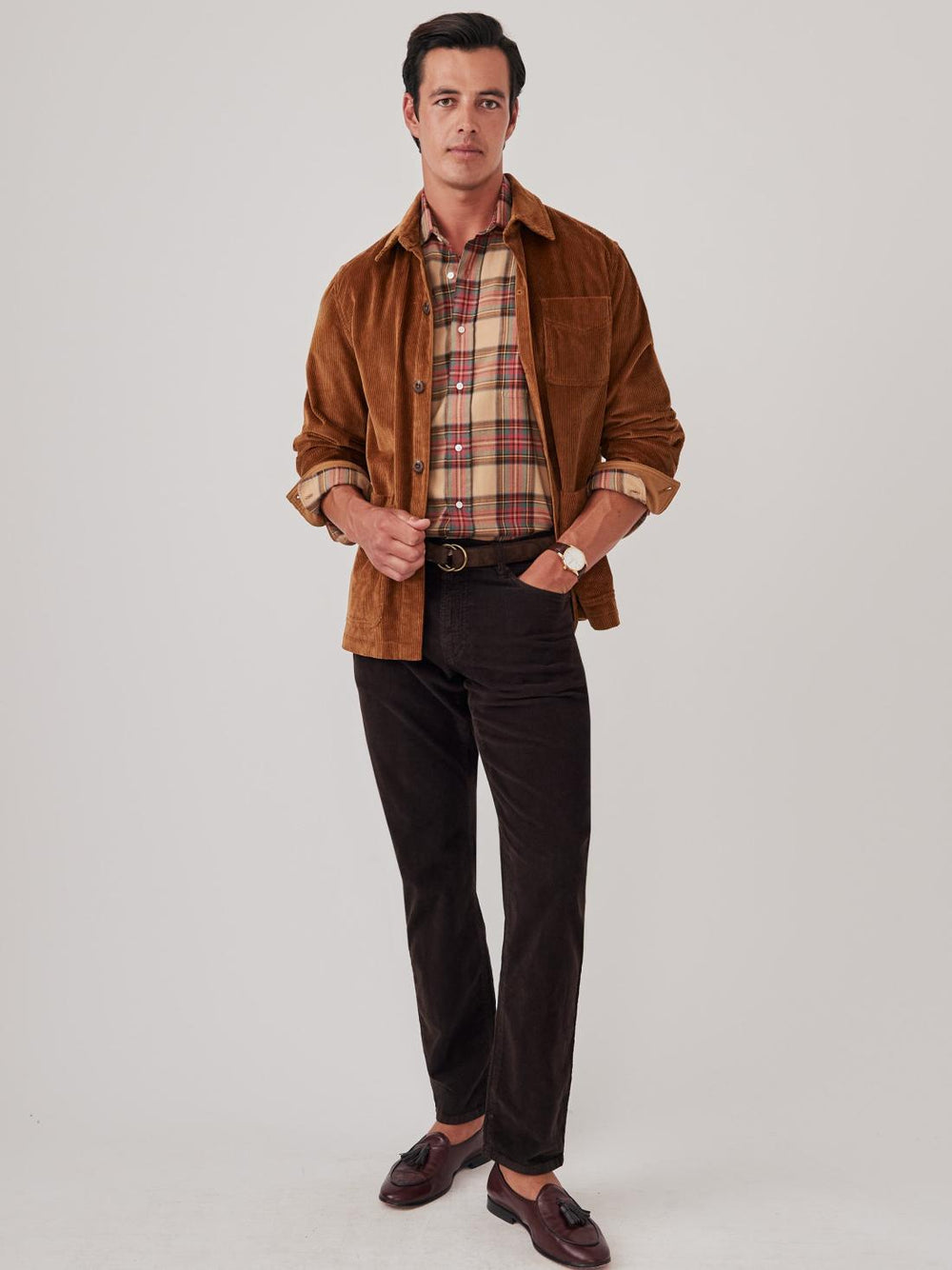 J.McLaughlin Weekender Corduroy Jacket Caramel | Men Jackets &amp; Sport Coats