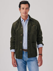 J.McLaughlin Weekender Corduroy Jacket Olive | Men Jackets &amp; Sport Coats