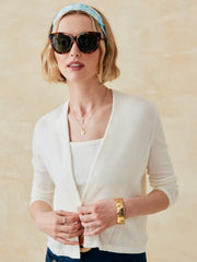 J.McLaughlin Winslow Cardigan Off White | Women Sweaters