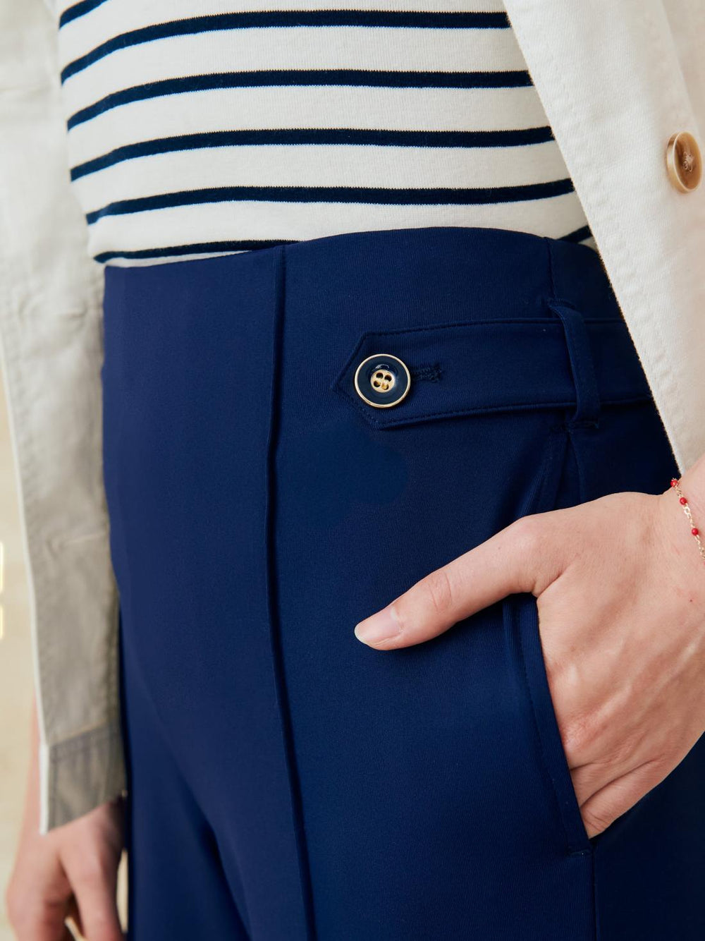 J.McLaughlin Xiomara Pants Winter Navy | Women Catalina Cloth™ Dresses