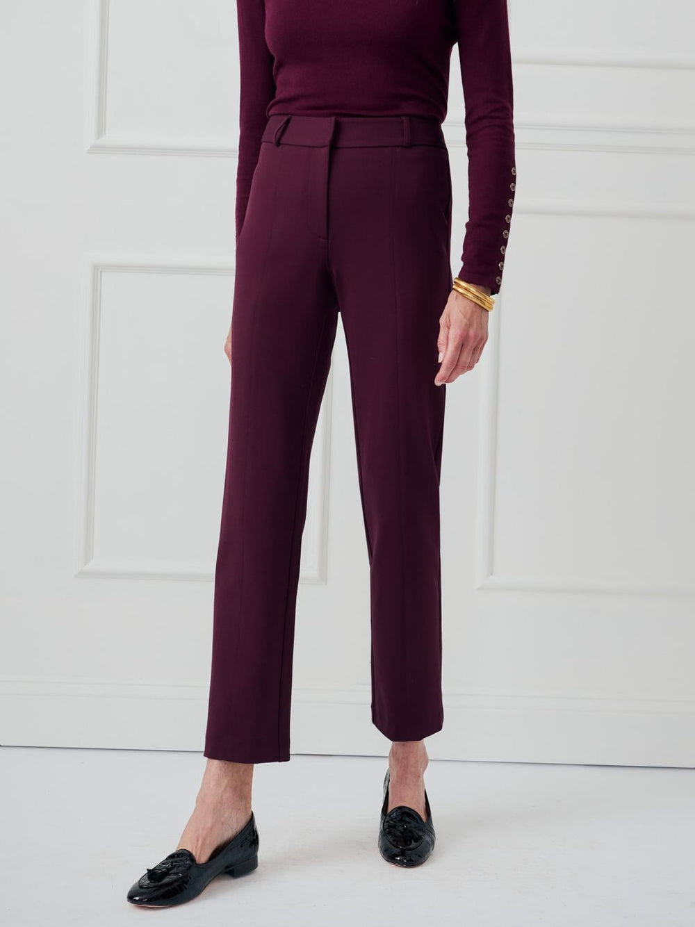 J.McLaughlin Ynez Pants Merlot | Women Pants